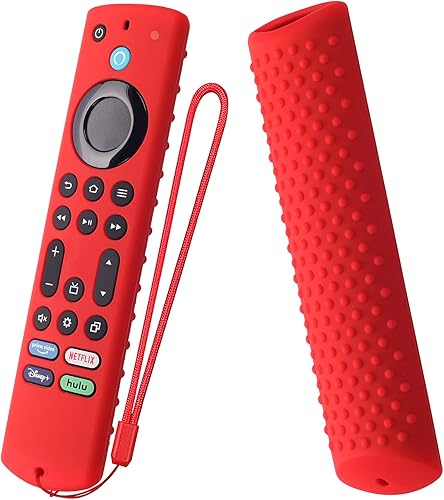 Funda de silicona para control remoto NS-RCFNA-21 InsigniaToshiba Firetv, funda protectora de silicona para TV Omni Series y TV 4-Series 4K con
