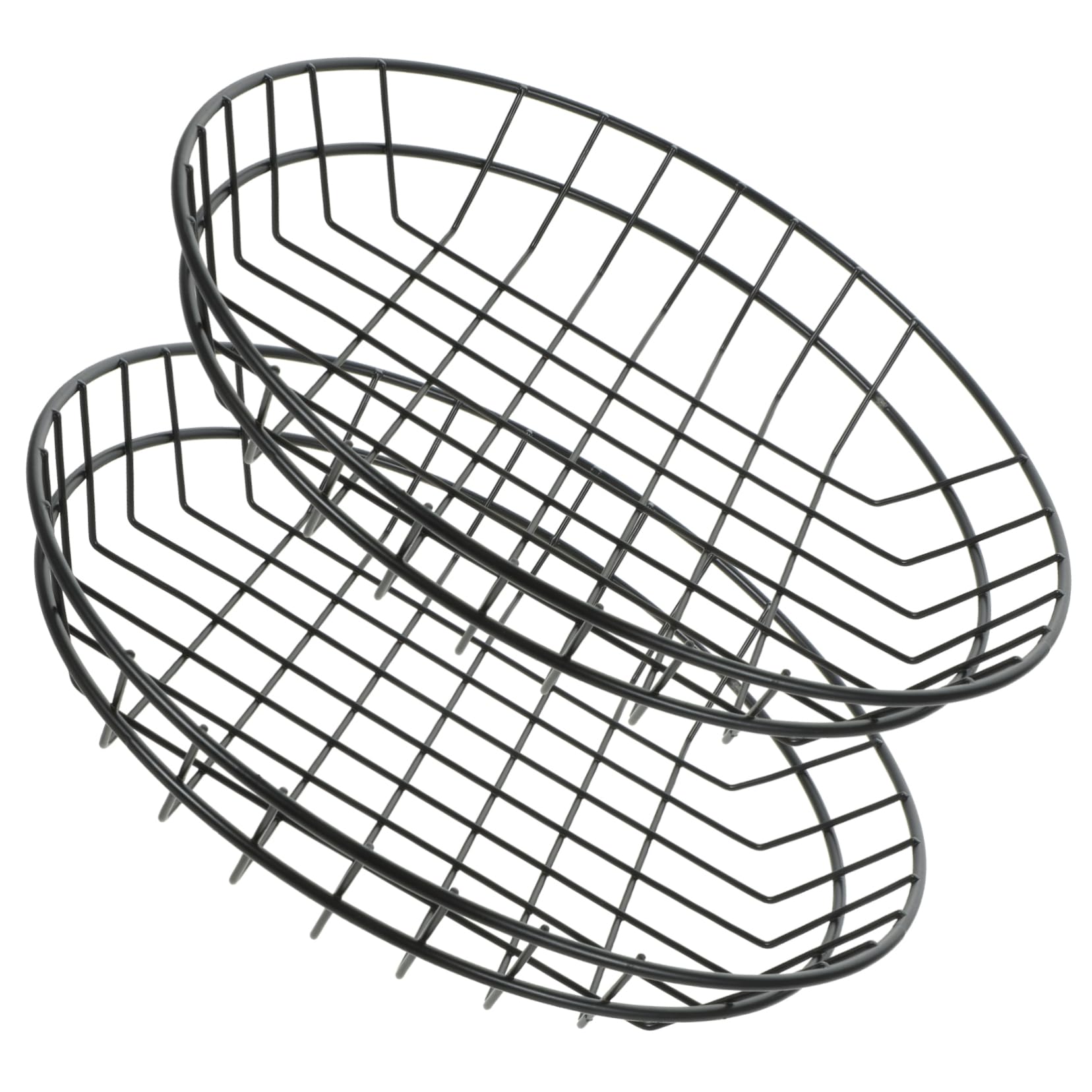 SOLUSTRE Hollow Design Basket Iron Hollow Basket for Frying Fruit Decorative Snack Home Storage