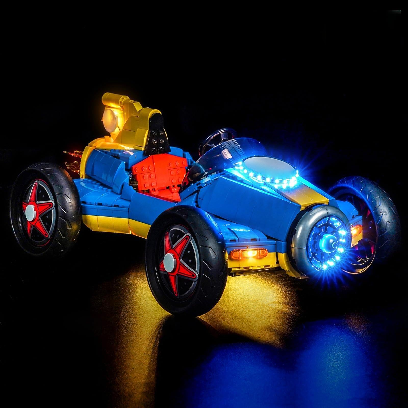 Remote Control Led Light Set Compatible with Lego 72050 Luigi & Mach 8 (No Model), Decoration Lighting Set Compatible with Lego 72050 Luigi & Mach 8 Building Blocks โ image 1