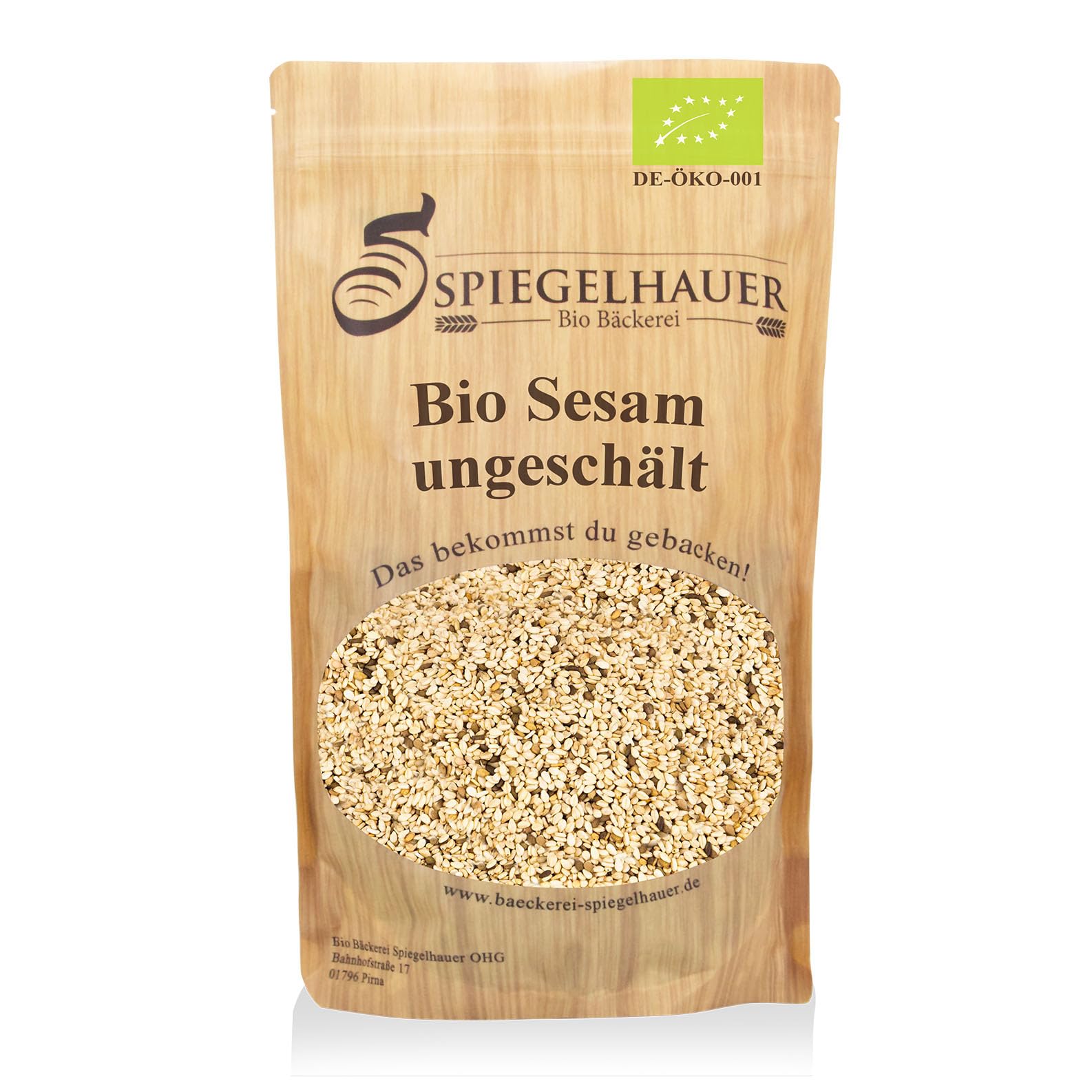 Bäckerei Spiegelhauer Bio Sesamungeschält 1 kg Sesamkörner