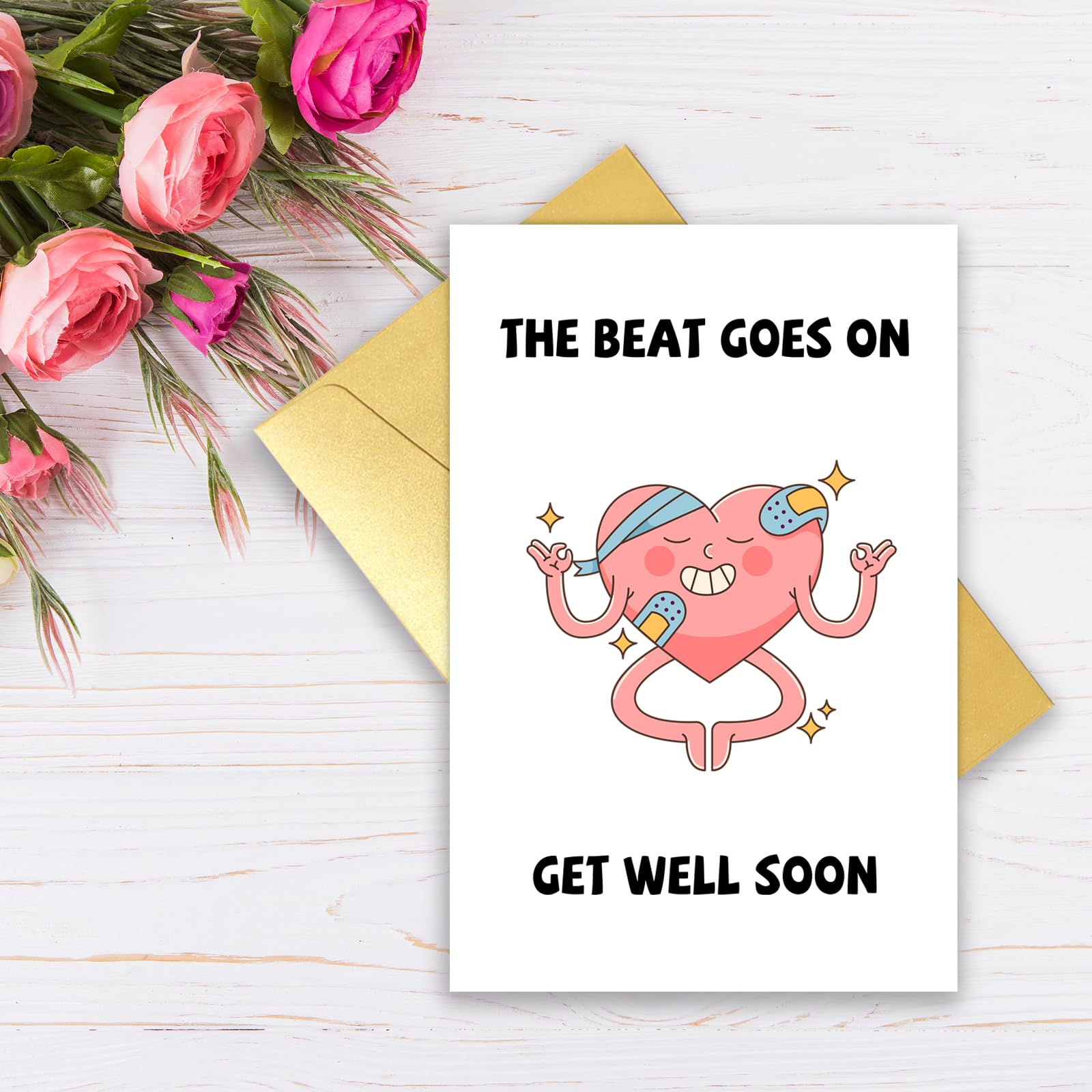 Zabawna karta Get Well