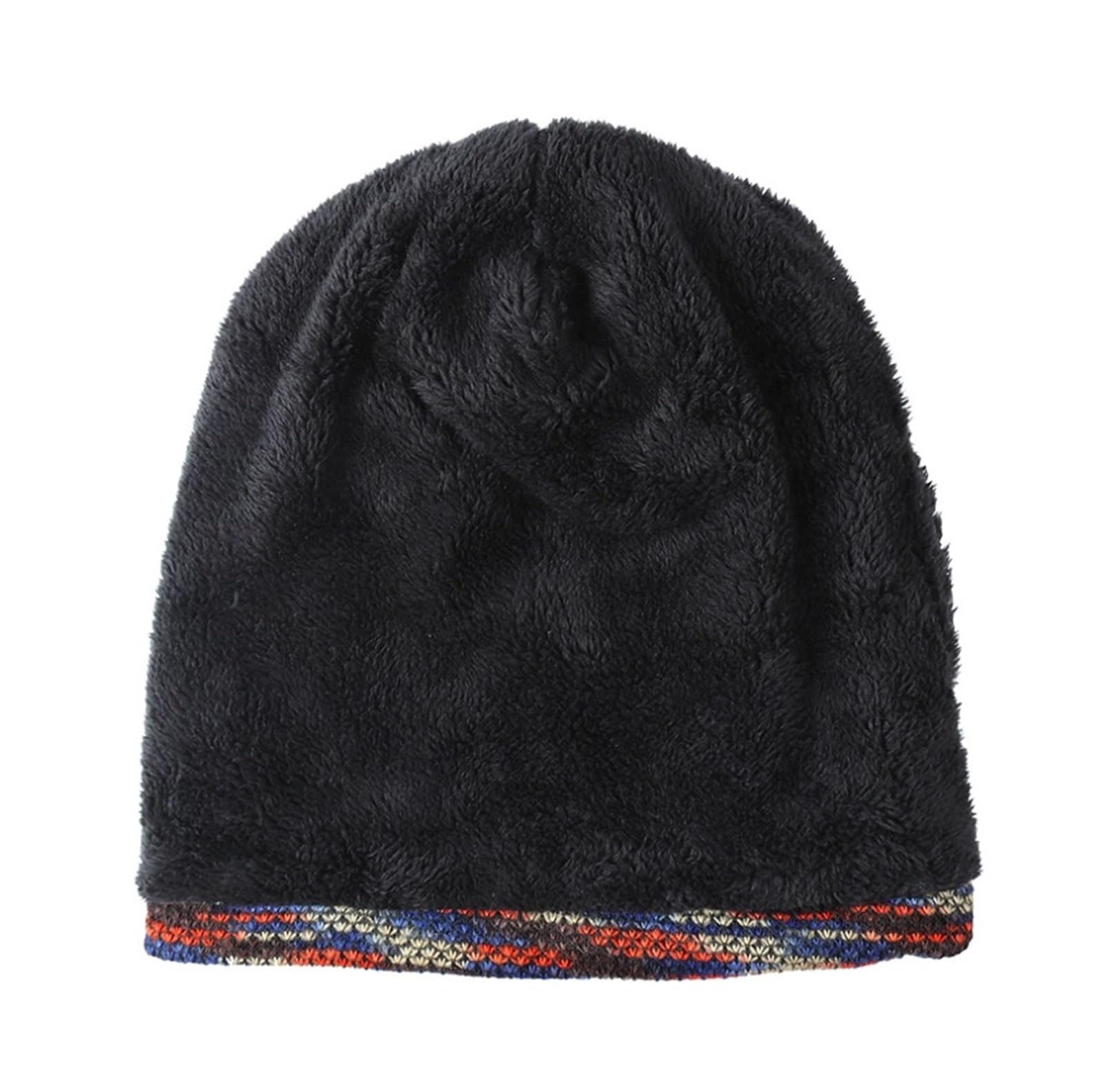 Czapka Zimowa Czapka Typu Beanie Dla Mężczyzn I Kobiet, Gruba, Ciepła, Wiatroszczelna Czapka Narciarska Z Czaszkami, Czapka Z Dzianiny Na Zewnątrz Ciepła Czapka