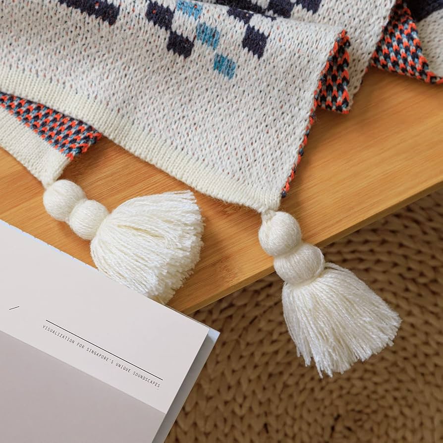 手編み　BOHO blanket ソーダブルー 手編み BOHO BLANKET ソーダブルー - Honeysuckle | minne 国内