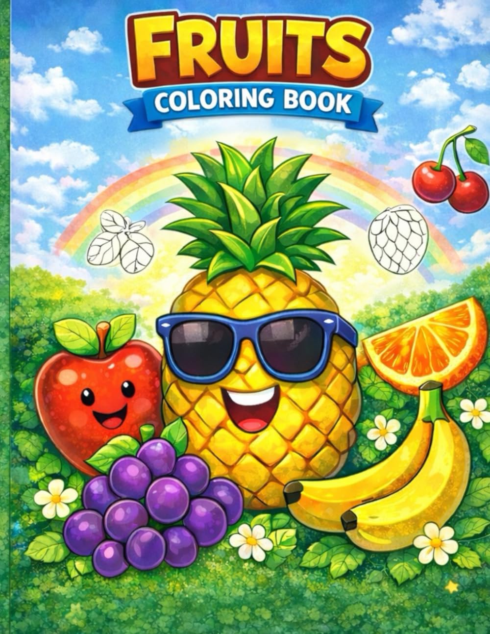 Fruit Coloring Book for Kids: A Cute and Simple Coloring Book with Fruits