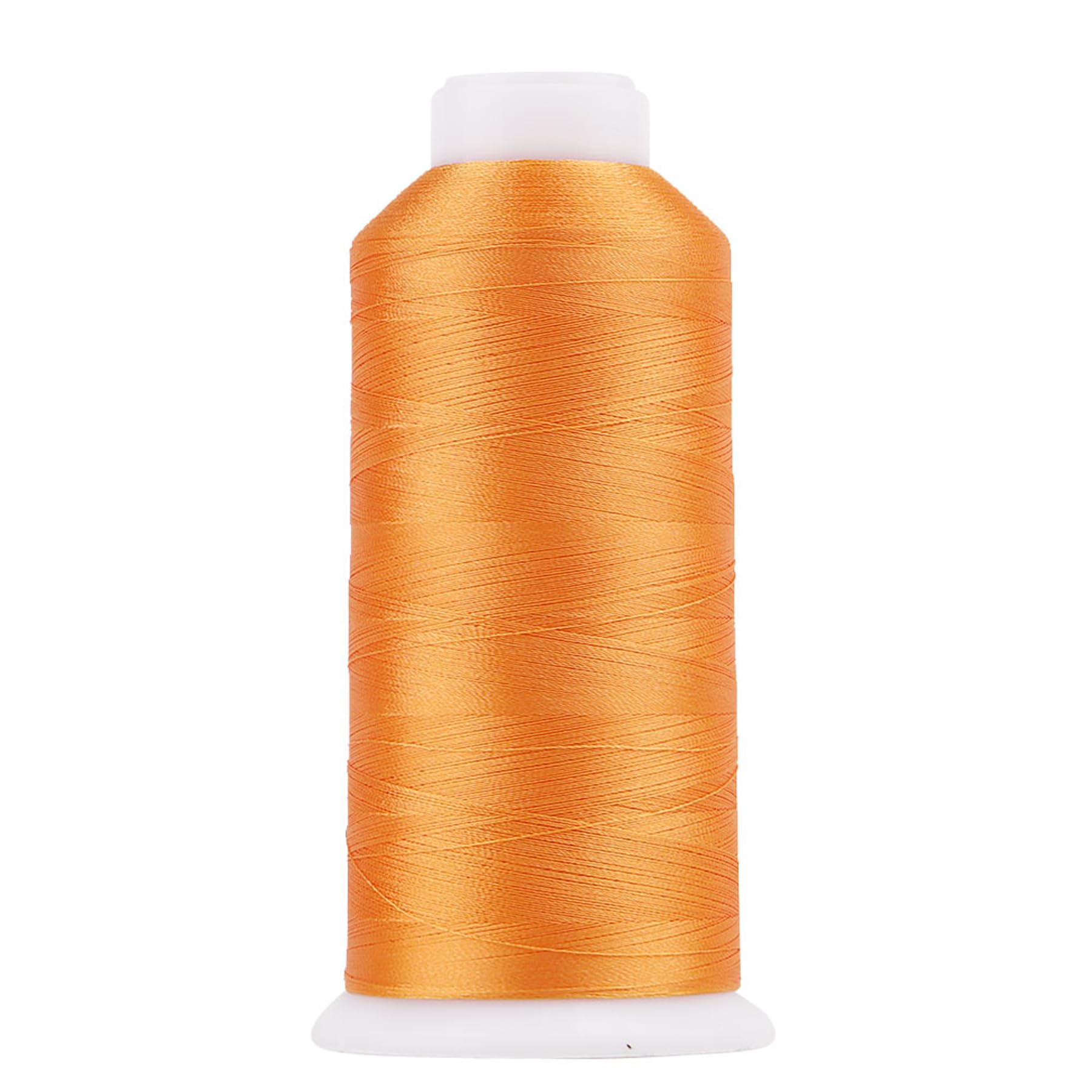 High Tenacity Polyester Embroidery Machine Thread 40WT(120D/2) 4000M Per Spool for Commercial and Domestic Embroidery Machine (Marmalade-1755)