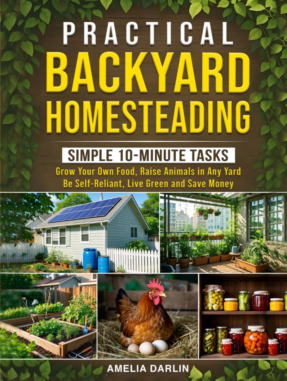 Practical Backyard Homesteading: Simple 10-Minute Tasks to Grow Your Own Food, Raise Animals in ANY Yard, be Self-Reliant, Live Green and Save Money