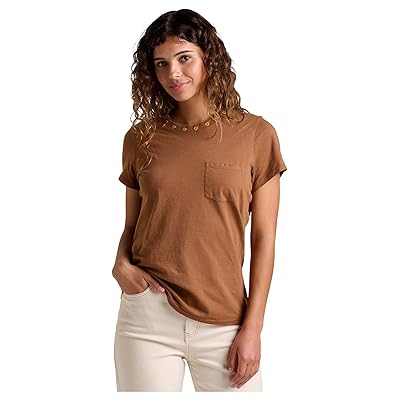 Toad&Co Primo Short Sleeve Crew Embroidered Women