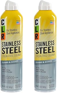 CLR CSS-12 Stainless Steel Cleaner, 12 oz Aerosol Spray (Вundlе оf Тwо)