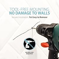 Vista 8 de Better Living Products 76345-1 Aviva, set de tres despachadores cromados.