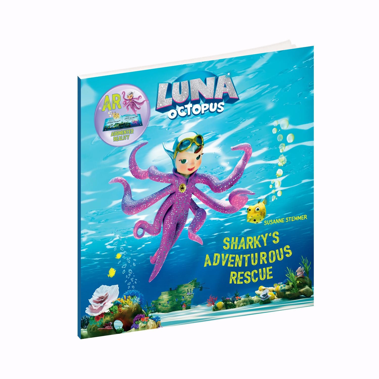 Luna Octopus Storybook - Sharky's Adventurous Rescue | AUGMENTED REALITY | illustrated children’s Storybook | Underwater Adventure | Stories of ... & Kindness |Early-readers Storybook: 1