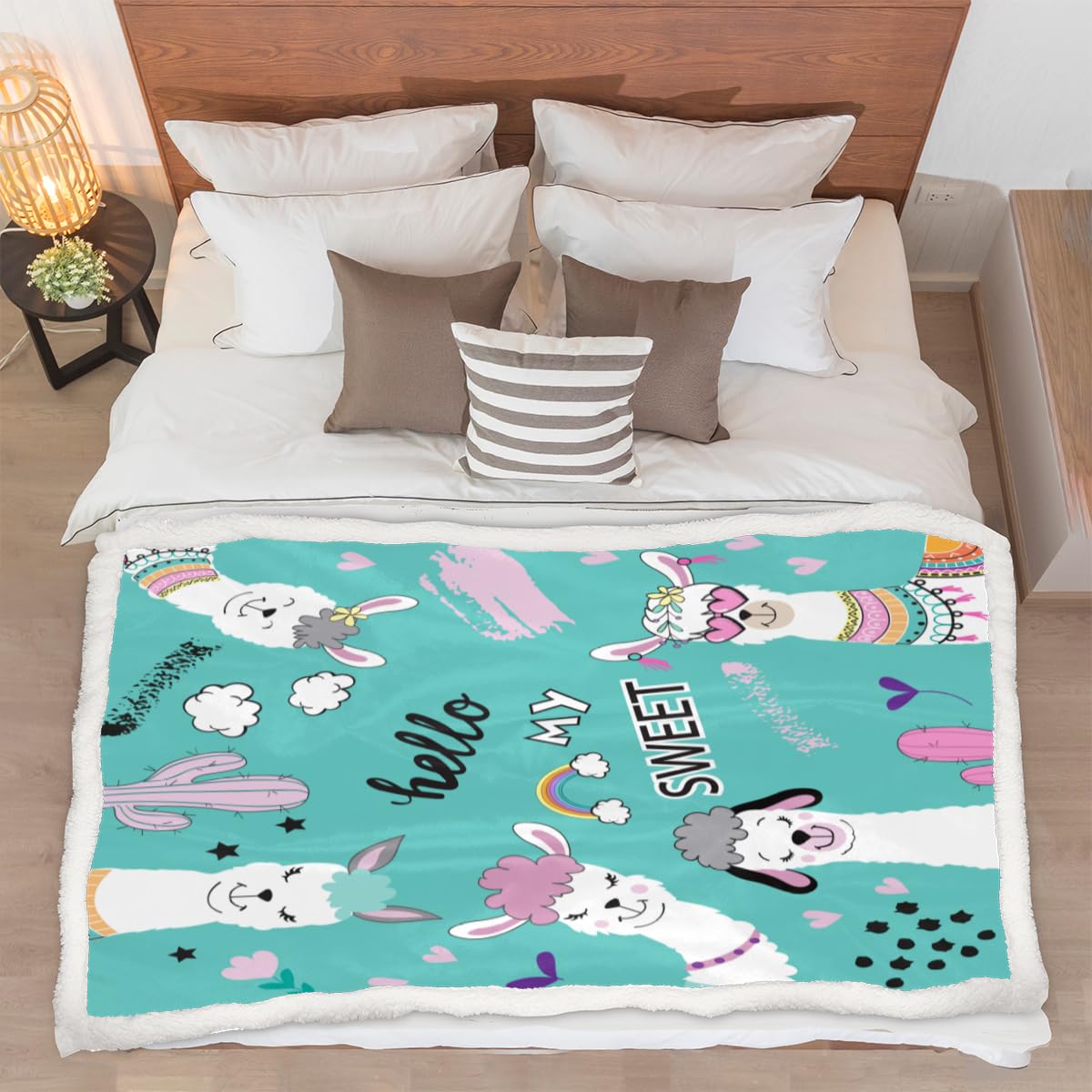 Coperta Morbida E Calda In Lana Di Alpaca Per Bambini - Foto 11