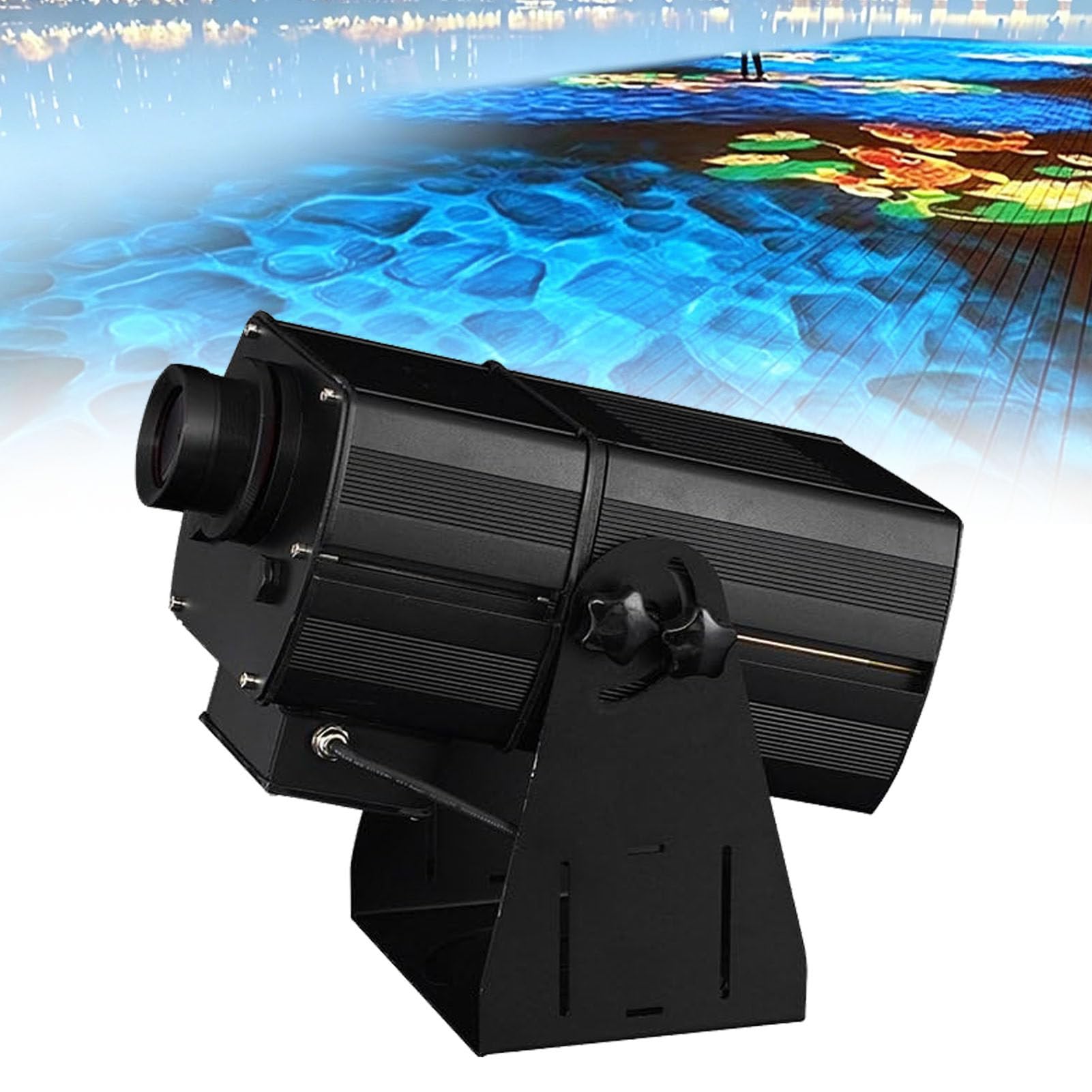 WYBYYDS Water Ripple Projector 12 Colors,LED Landscape Light 240W