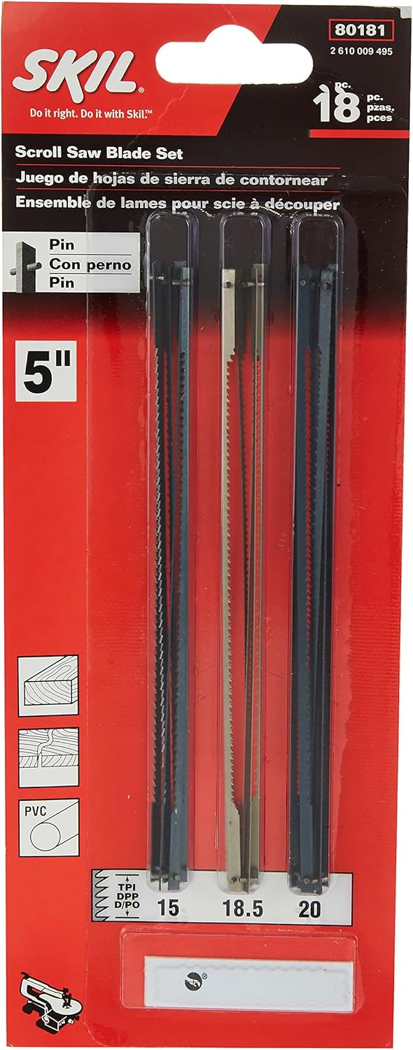 SKIL Scroll Saw Blade Set - Image 3