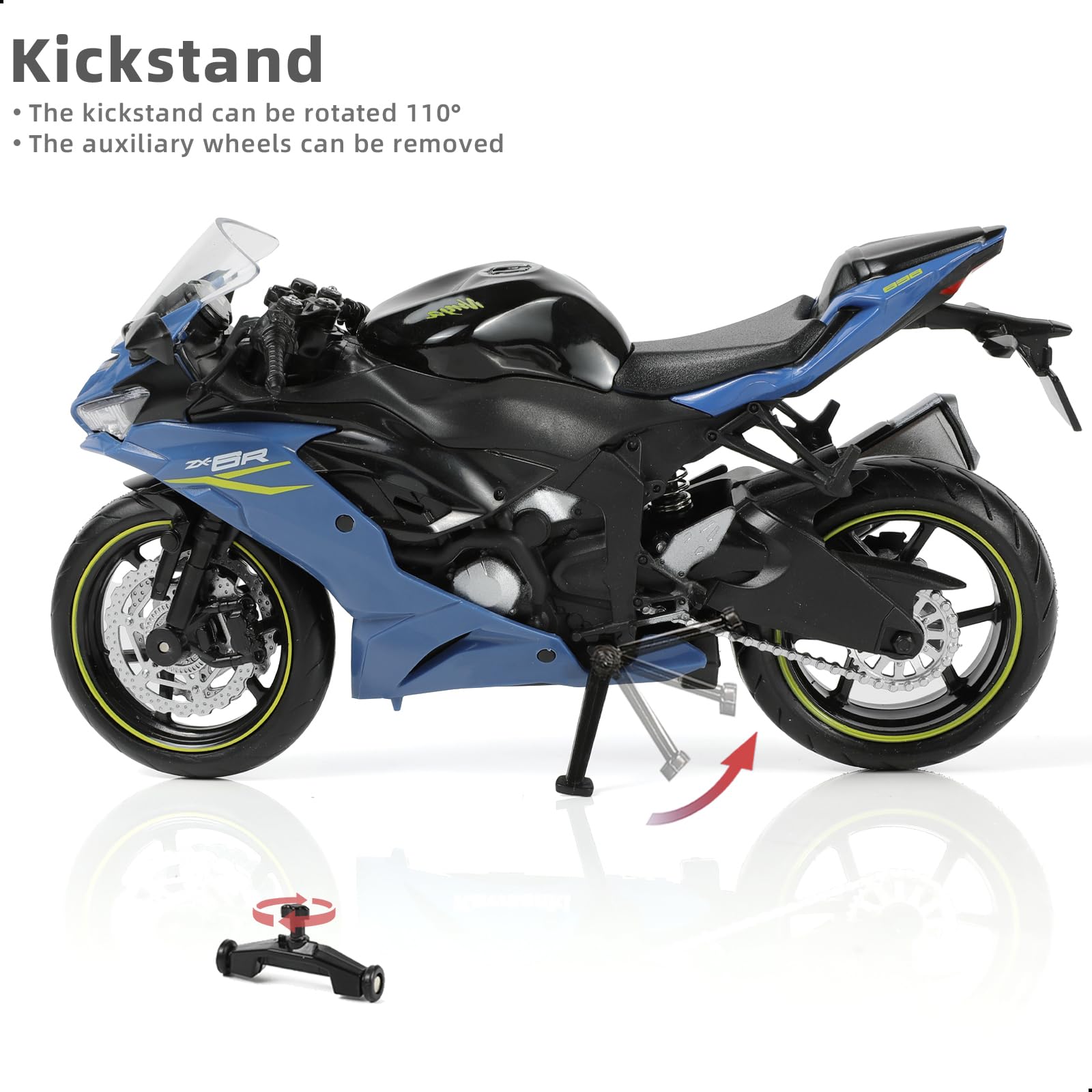 Amazon.co.jp: 1:12オートバイモデルニンジャZX-6Rプラスチック