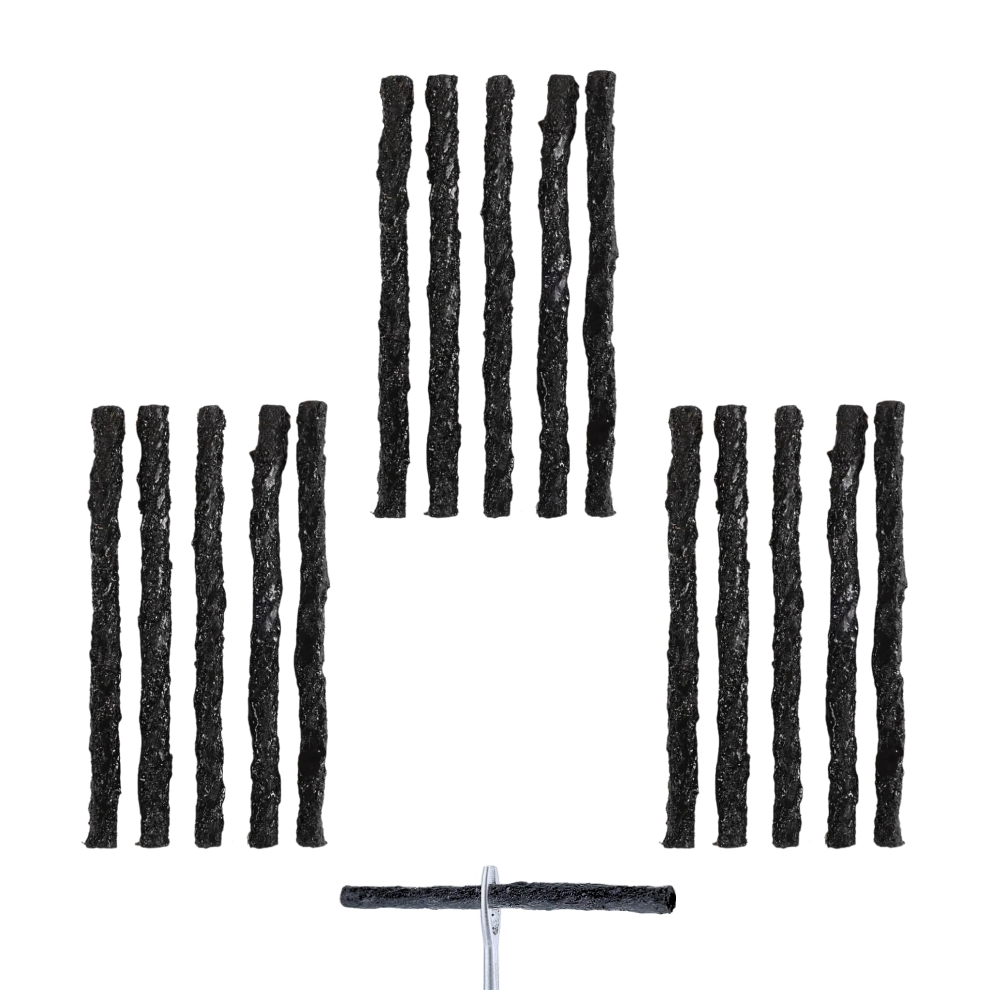 15 Mechas de Recambio 3,5 x 50 MM para Kit Herramienta Reparación Pinchazos MTB | Recambio Mechas MTB | Mechas Reparación Tubeless MTB y Road | Recambios Antipinchazos Bicicleta