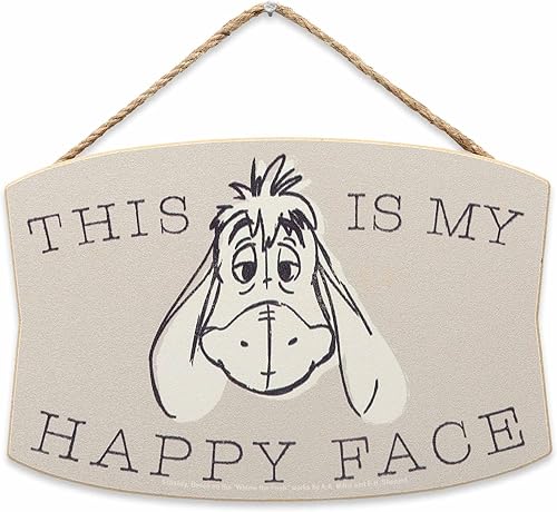 Miniatura 7 de Disney Winnie the Pooh Good Morning Sunshine - Decoración de pared de madera colgante - Adorable letrero de Winnie the Pooh para dormitorio de niños