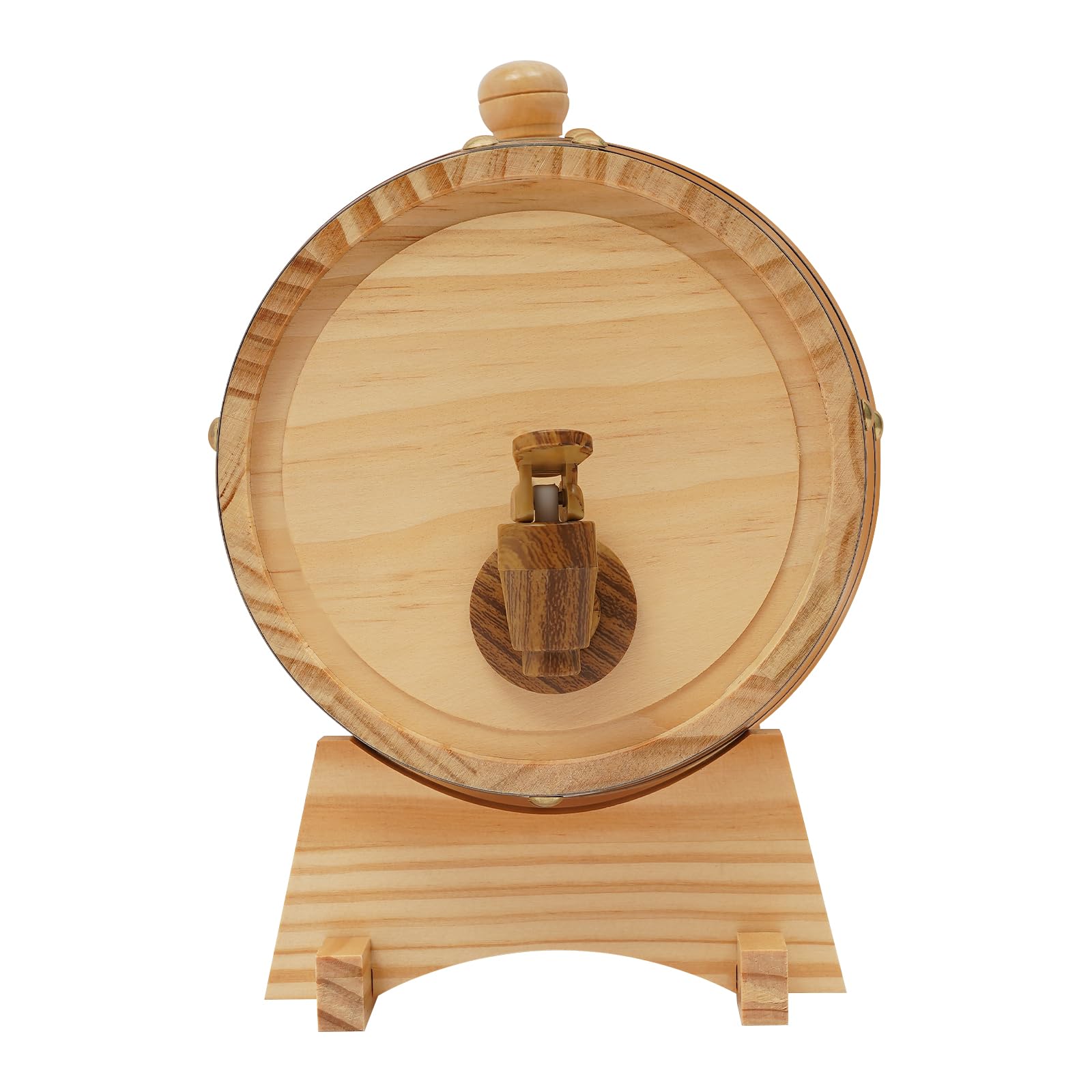 Barril de madera para vino, barril de vino, 3 litros, con grifo para casa, bar, fiesta y banquete.