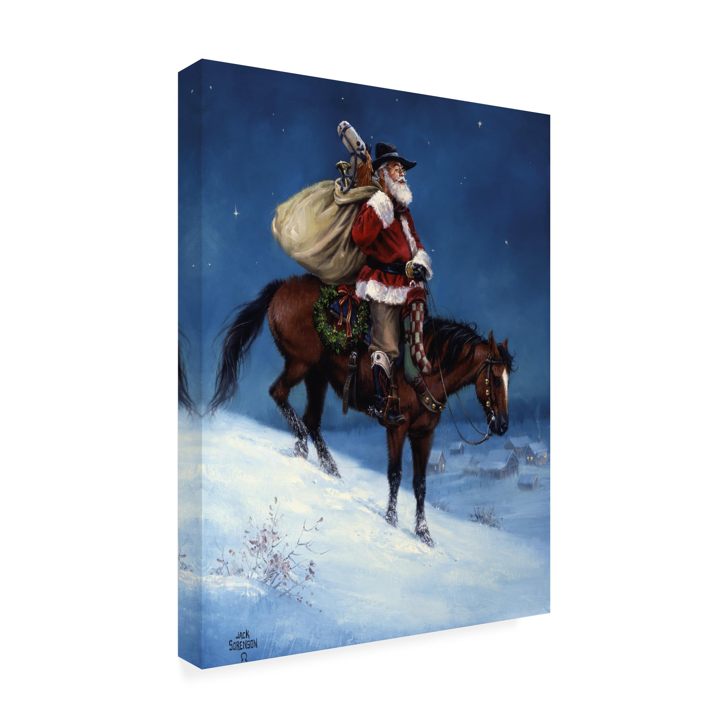Dosseret En Céramique Jack Sorenson - Art Occidental - Chevaux RW-JS009 - Neuf
