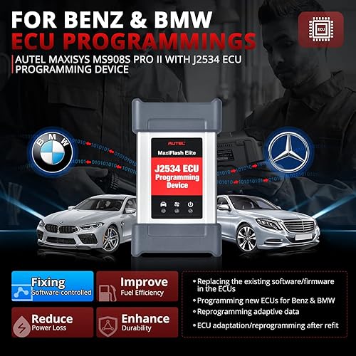 Vista 4 de Autel Escáner MaxiSYS MS908S PRO II 2026 con $60 MV108S Herramienta de diagnóstico J2534 como MS Ultra Elite II PRO w/AutoScan2.0, US Ver.