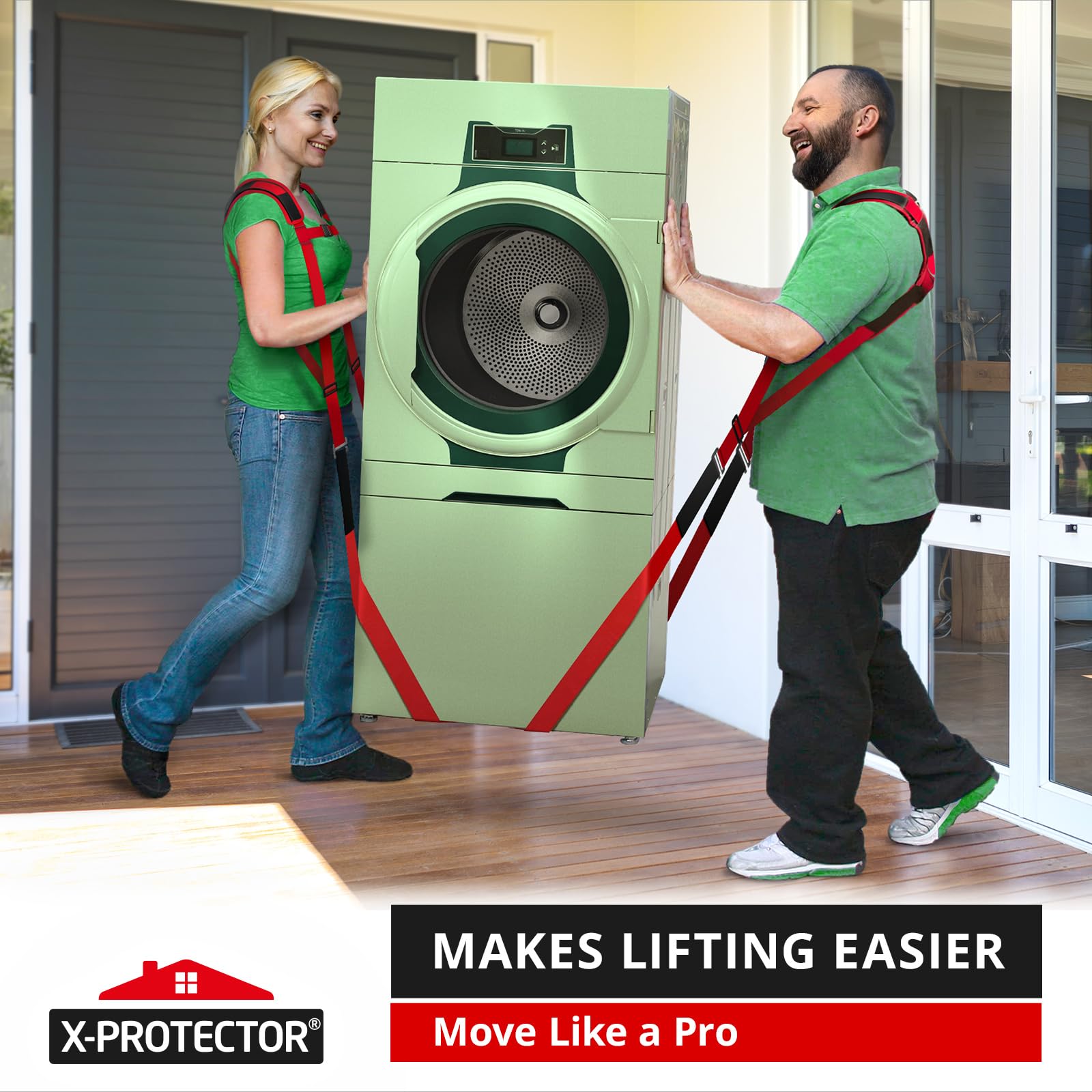 X-Protector Moving Straps - Lift Heavy Furniture Safely -6