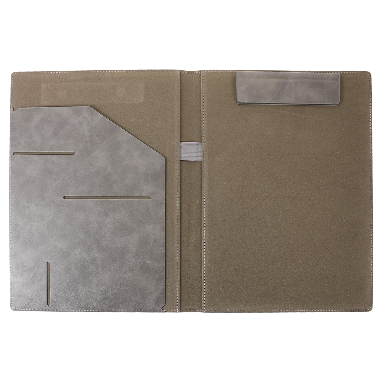 Mikikit Pu Kleiner und Zarter Business Organizer Portfolio Ordner für Dokumente mit Multifunktionalem Design Einfach zu Verstauen für Dokumenten für Büro und Studium
