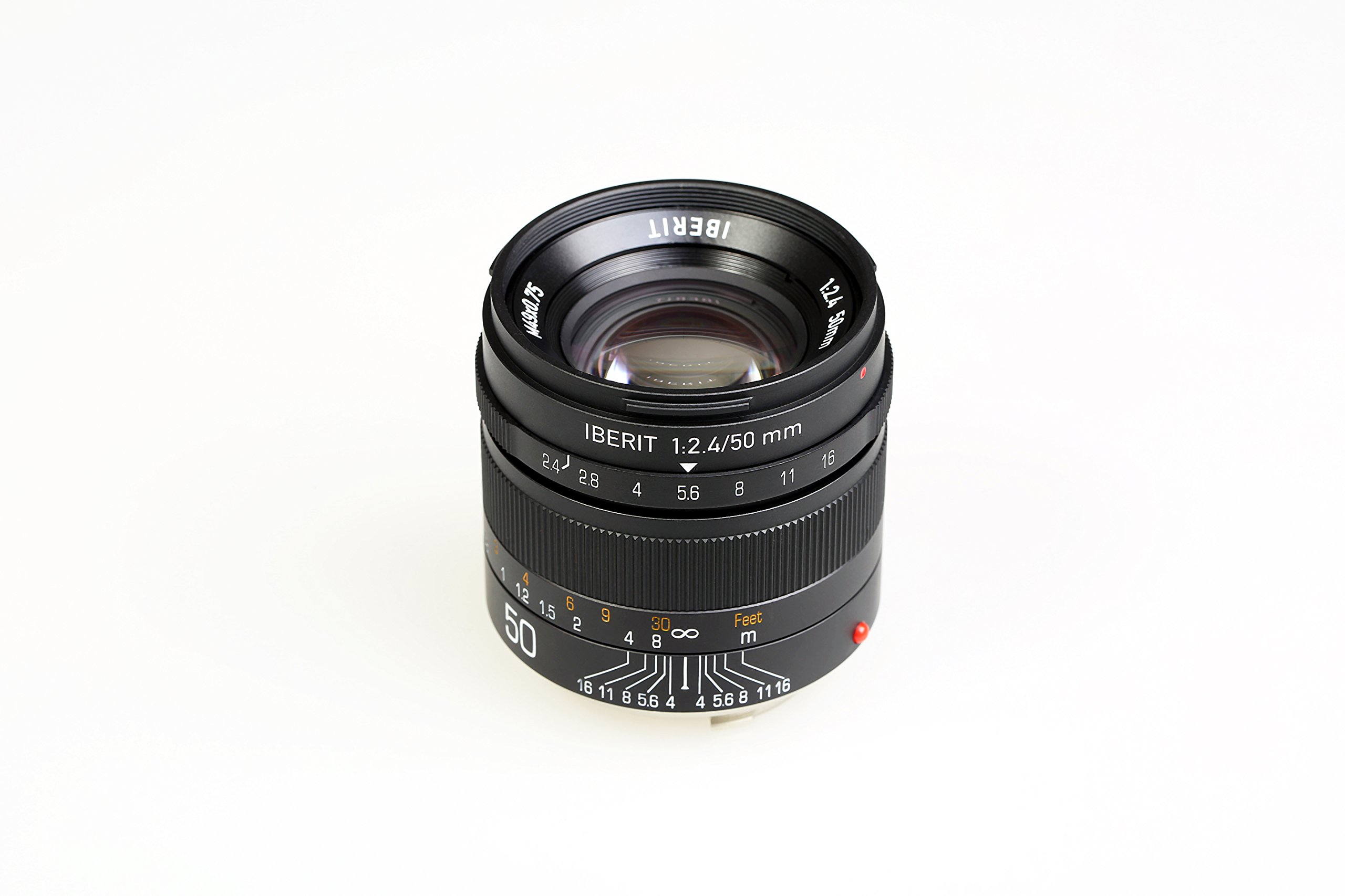 KIPON 単焦点レンズ IBERIT (イベリット) 50mm f/2.4 ライカMマウント Frosted Black(つや消し ブラック) Amazon | KIPON 単焦点レンズ IBERIT (イベリット) 50mm f/2.4