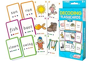 Junior Learning Decodables Card Game: Engage in Phonetic Fun for Enhanced Decoding Skills