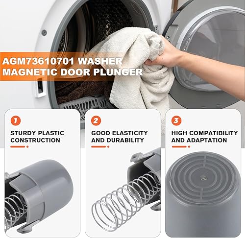 Miniatura 2 de 2025 actualizado AGM73610701 arandela magnética pieza de repuesto para LG wm3050 wm3170cw wm8000ha wm3770 wm3670hwa Kenmore elite arandela partes