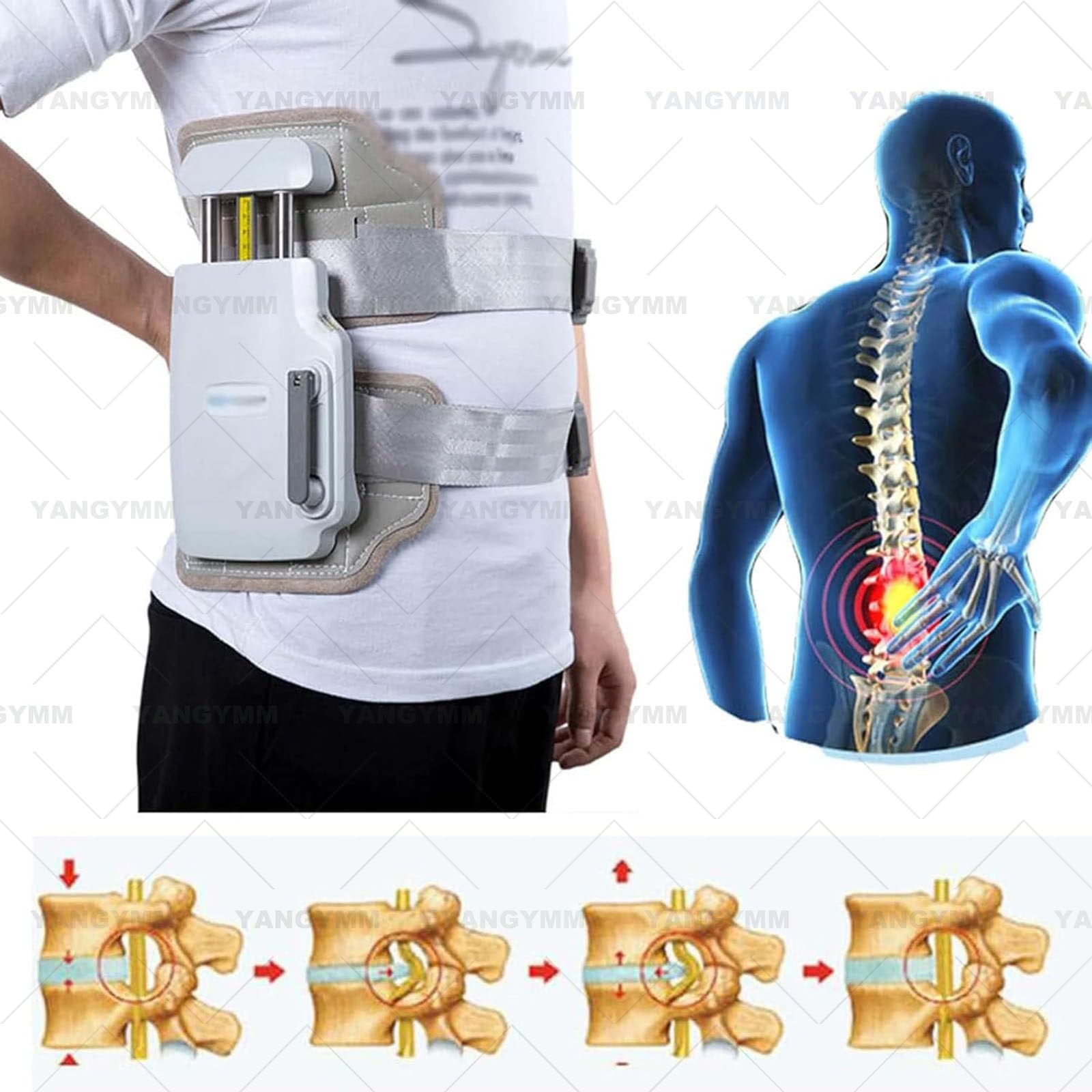 Dispositivi di Decompressione Spinale, Dispositivo di Decompressione della Colonna Vertebrale, Cintura di Decompressione della Schiena, Utilizzato per Trattare L'Ernia del Disco Lombare