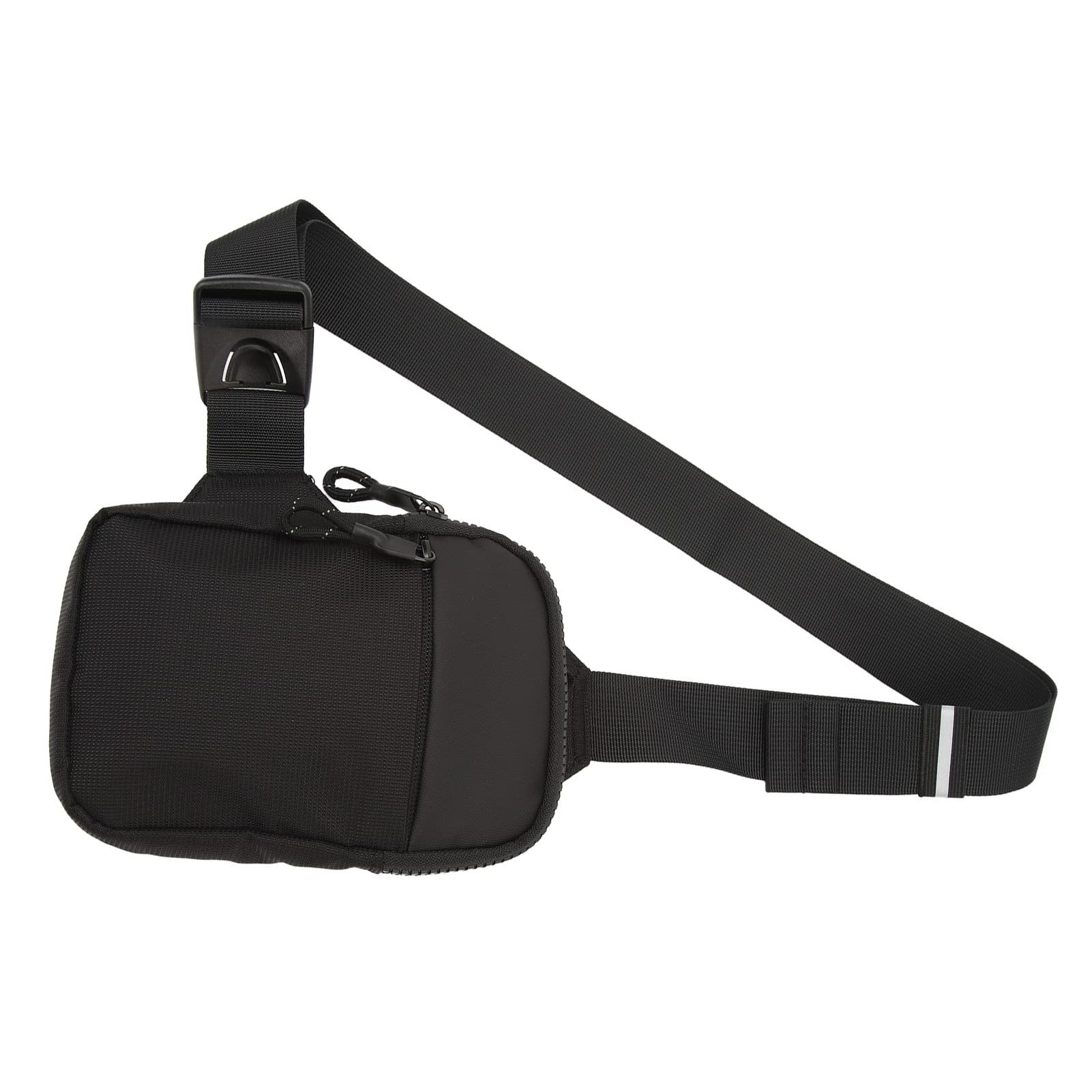 Haofy Bolsa de Deporte en el Pecho, Múltiples Compartimentos, Malla Transpirable, Reflectante, Bandolera para Viajes en Bicicleta