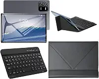 3 em 1 Tablet, com Capa/Teclado/Mouse, 10.1 Polegada, 1920×1200 Tela, 1920x1200 Tela Processador Octa-Core, 12GB RAM+512GB ROM, Câmera de 16MP + 32MP, Android 13, 8000mAh, Versão WiFi (preto)