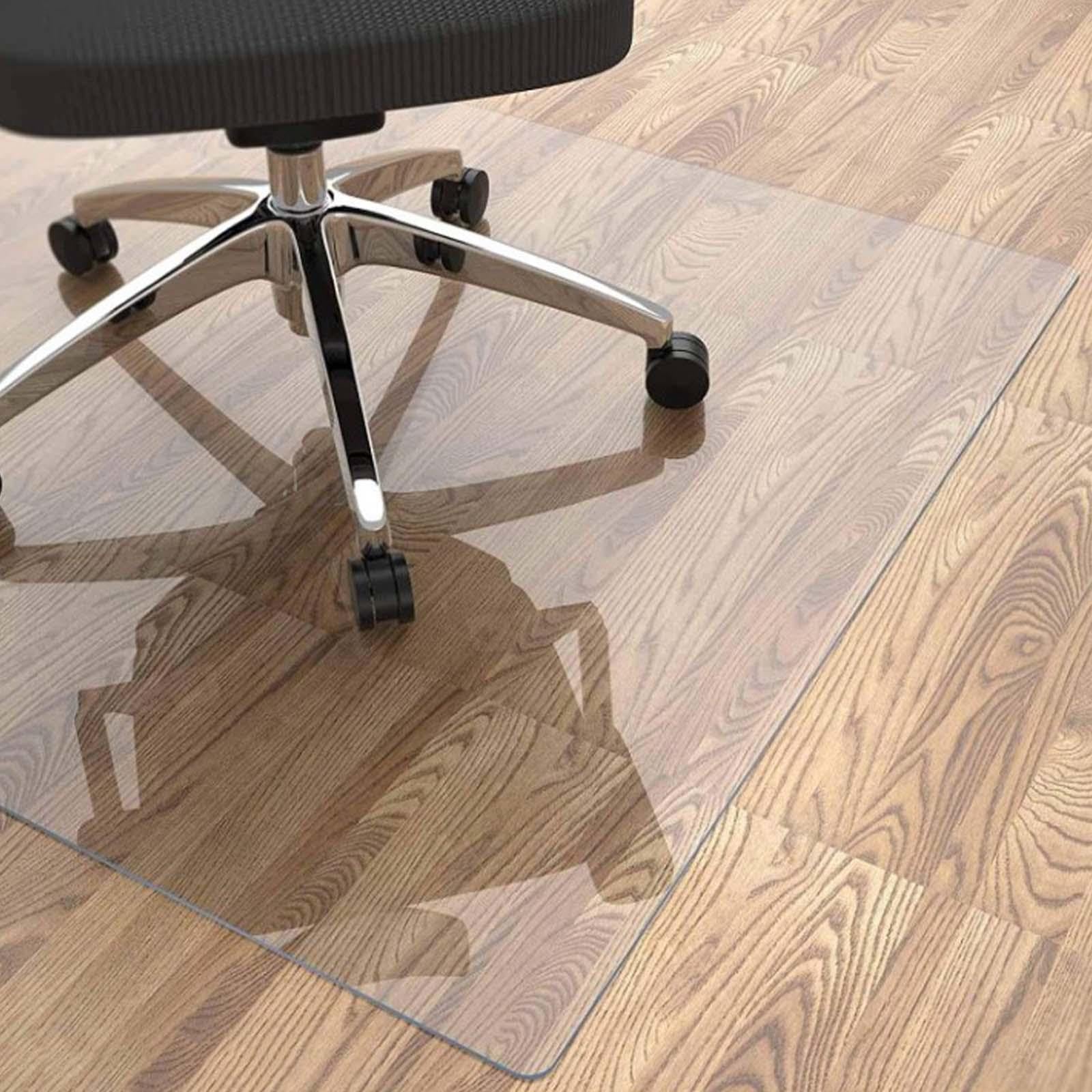 intsl- Tappetino per sedia da ufficio, in PVC trasparente trasparente per pavimenti in legno duro, 1,5mm-85/105/125/145cm di larghezza,Tappetino Soggiorno Cucina Camera da Letto (Color : Clear, Size