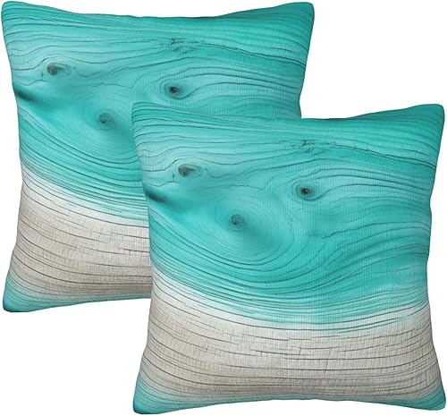 Miniatura 17 de Pack of 2 Short Plush Throw Pillow Covers 18 X 18 Inch, Retro 70S Orange Yellow Pillow Cover Durable Pillowcases, Square Throw Pillow Covers Couch