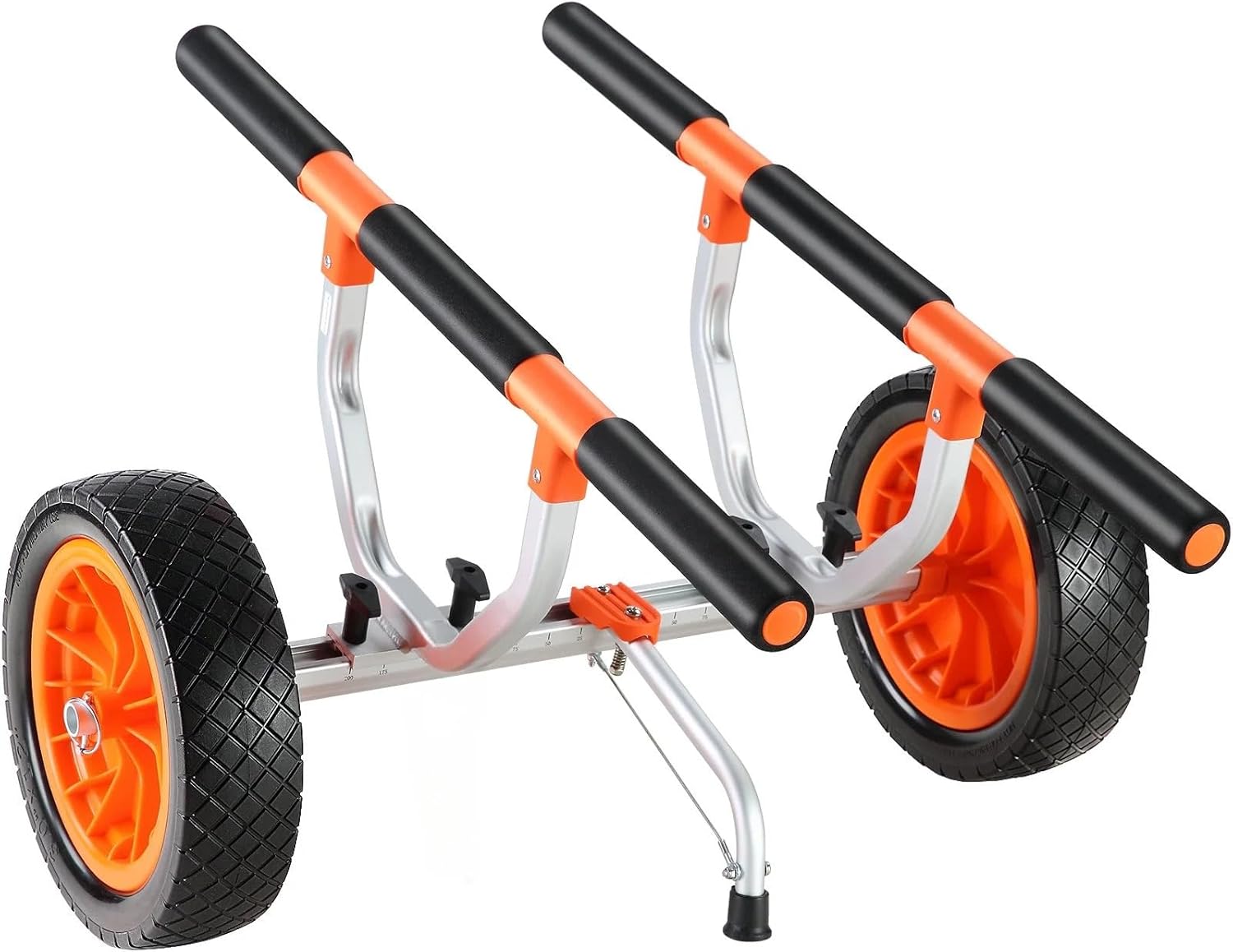 Heavy Duty Kayak Cart, Foldable Canoe Trolley Cart with 12” Tires, Adjustable Width 6.69″-17.32″,350 Lb Weight Capacity Kayak Trolley for Kayaks Canoes Paddleboards Float Mats Jon Boats Heavy Duty Kayak Cart, Foldable Canoe Trolley Cart with 12” Tires, Adjustable Width 6.69″-17.32″,350 Lb Weight Capacity Kayak Trolley for Kayaks Canoes Paddleboards Float Mats Jon Boats