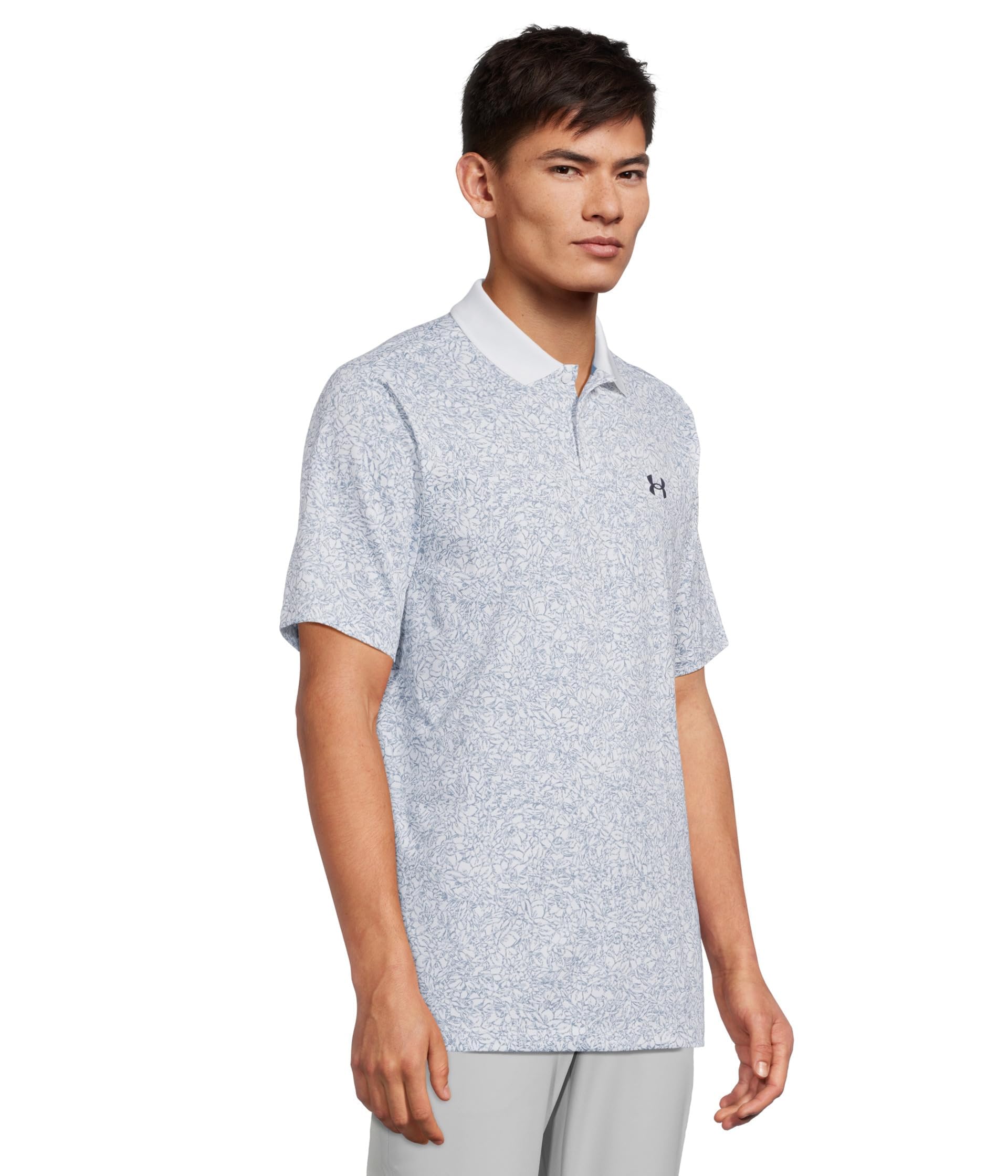 Under Armour Polo Performance 3.0 Novità Uomo, Bianco/Blu Fumo/Blu Navy, 3XL Alti