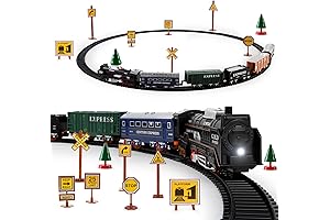 deAO Electric Train Set: Train in a Tin, Unforgettable Railway Adventures for Kids