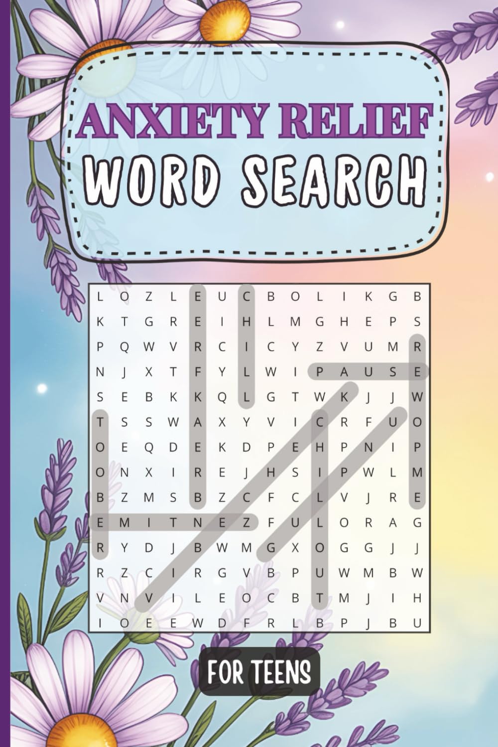 Anxiety Relief: Word Search for Teens