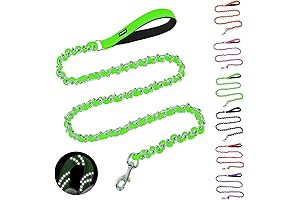 HOMIMP Chew Proof Dog Leash 6 FT, Anti Bite Heavy Duty Metal...