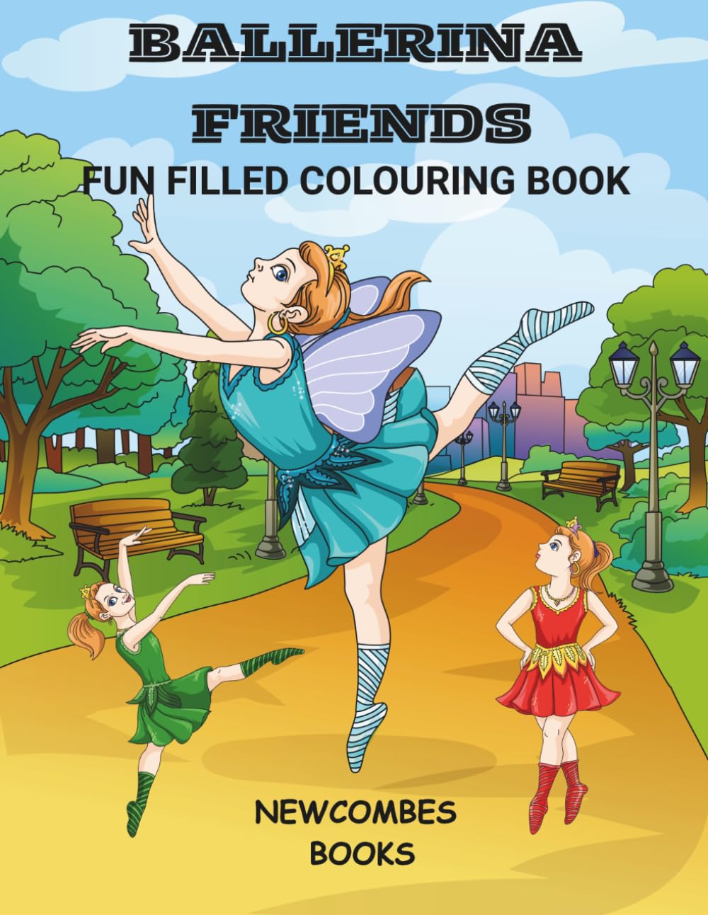 Ballerina friends: Fun filled colouring book