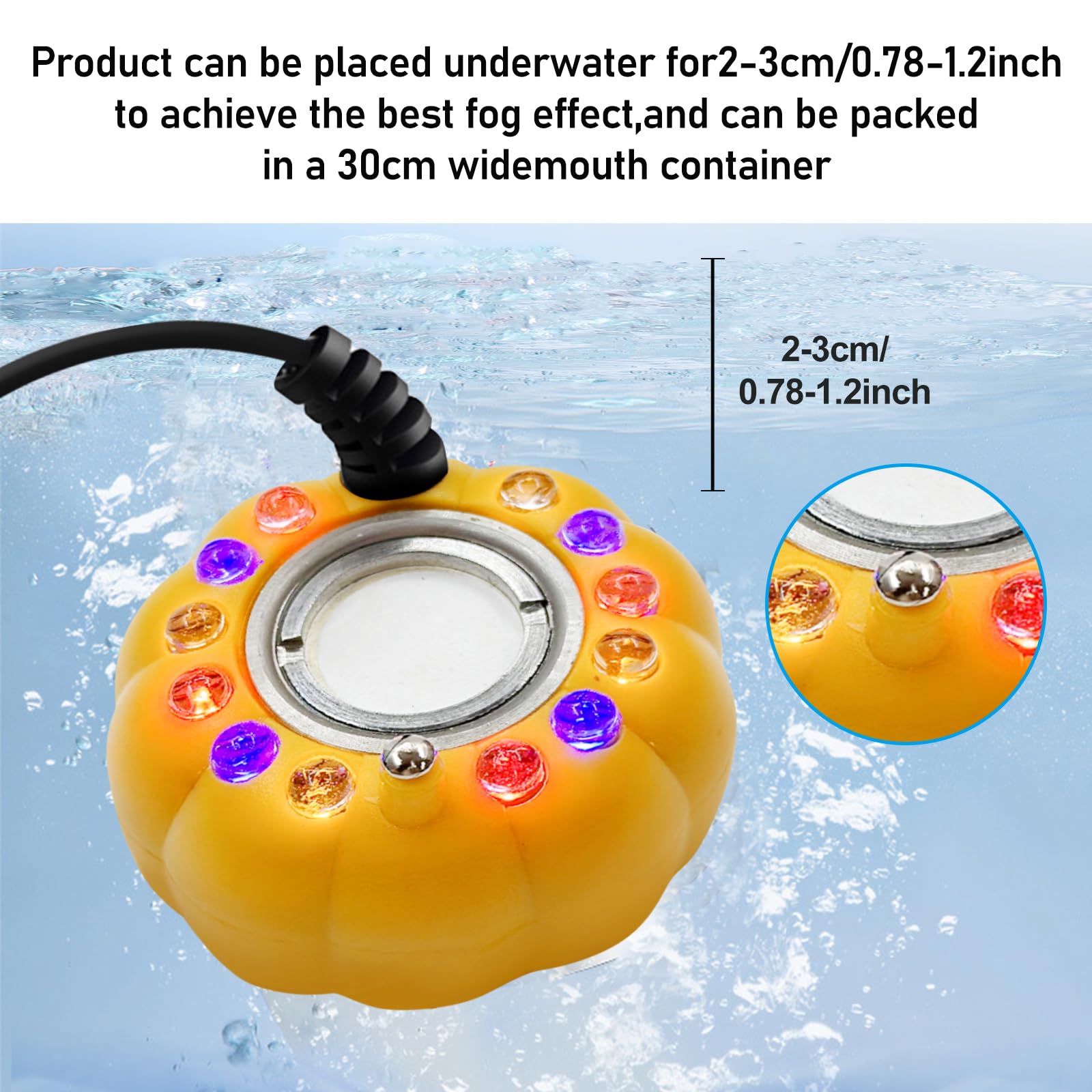 12 LED Brumisateur à Ultrasons Extérieur Et Intérieur - Jardin