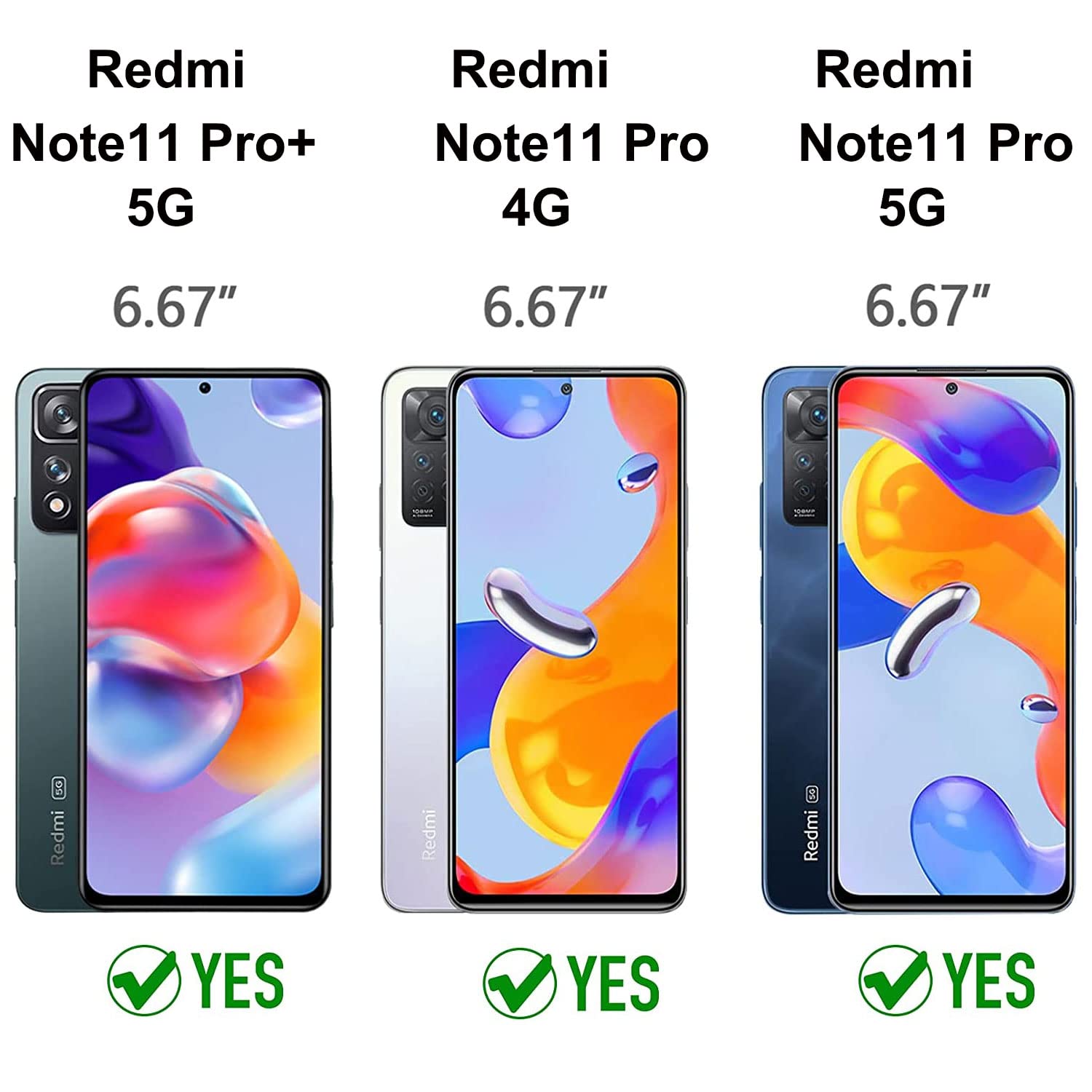 Aisenth Flip Case for Redmi Note 11 Pro/Redmi Note 11 Pro+ 5G - Image 2