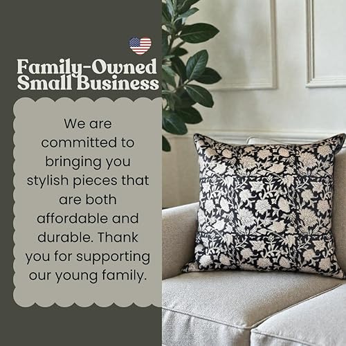 Miniatura 9 de Funda de almohada floral moderna vintage