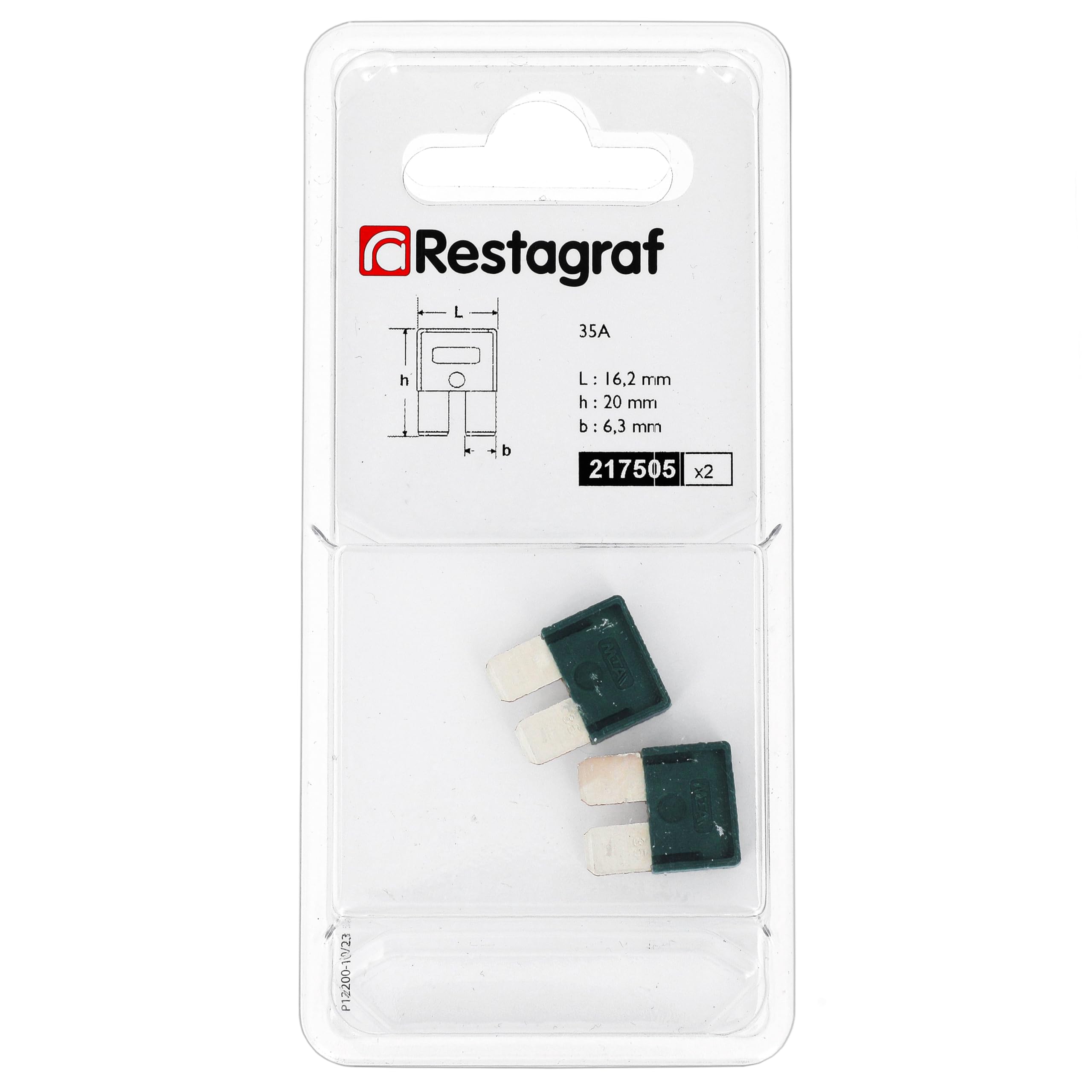 Image secondaire de Fusible Plat Maxi-Compact 35 A - Protection Électrique pour Automobile et Industrie - Blister de 2