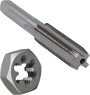 Drill America m24 X 3 Tap and Die Kit, HSS Plug Tap and Carbon Hex Die, POUT Series