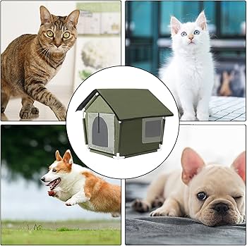 Amazon.co.jp: 野良猫ハウス 屋外猫ハウス 猫キャビンシェルター