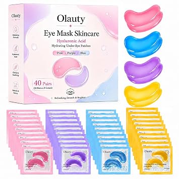 Under Eye Patches 40 Pairs - Eye Patches for Puffy Eyes and Dark Circles