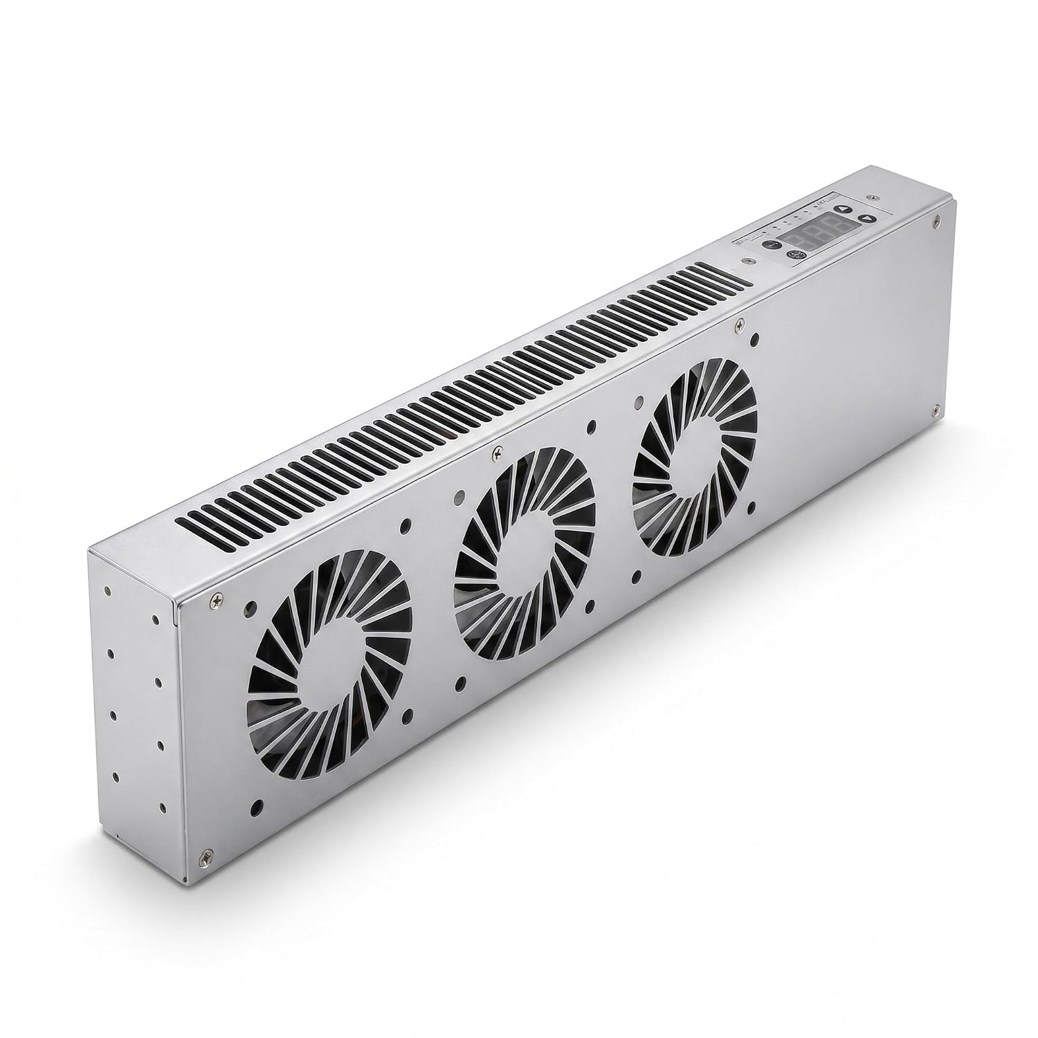 Rack Mount Fan 3-Fans 1U 19" Rackmount Server Cooling Fan, Silver