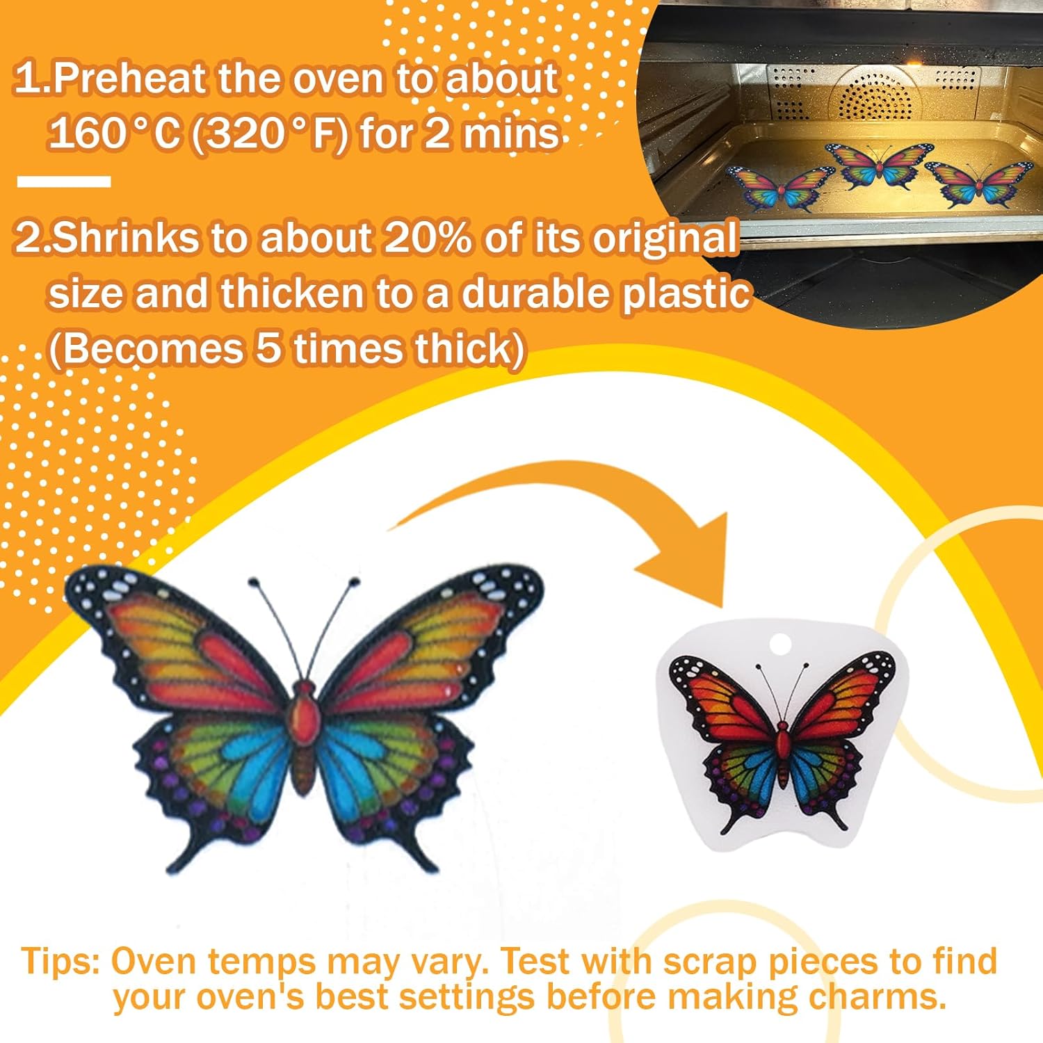 50 Sheets Printable Shrink Paper Sheets Plastic for Inkjet Printer, Shrink Art Paper for Crafts DIY Keychain Making, Mother's Day, Father's Day Gifts (Semitransparent, 8.27 x 11.61 inch)