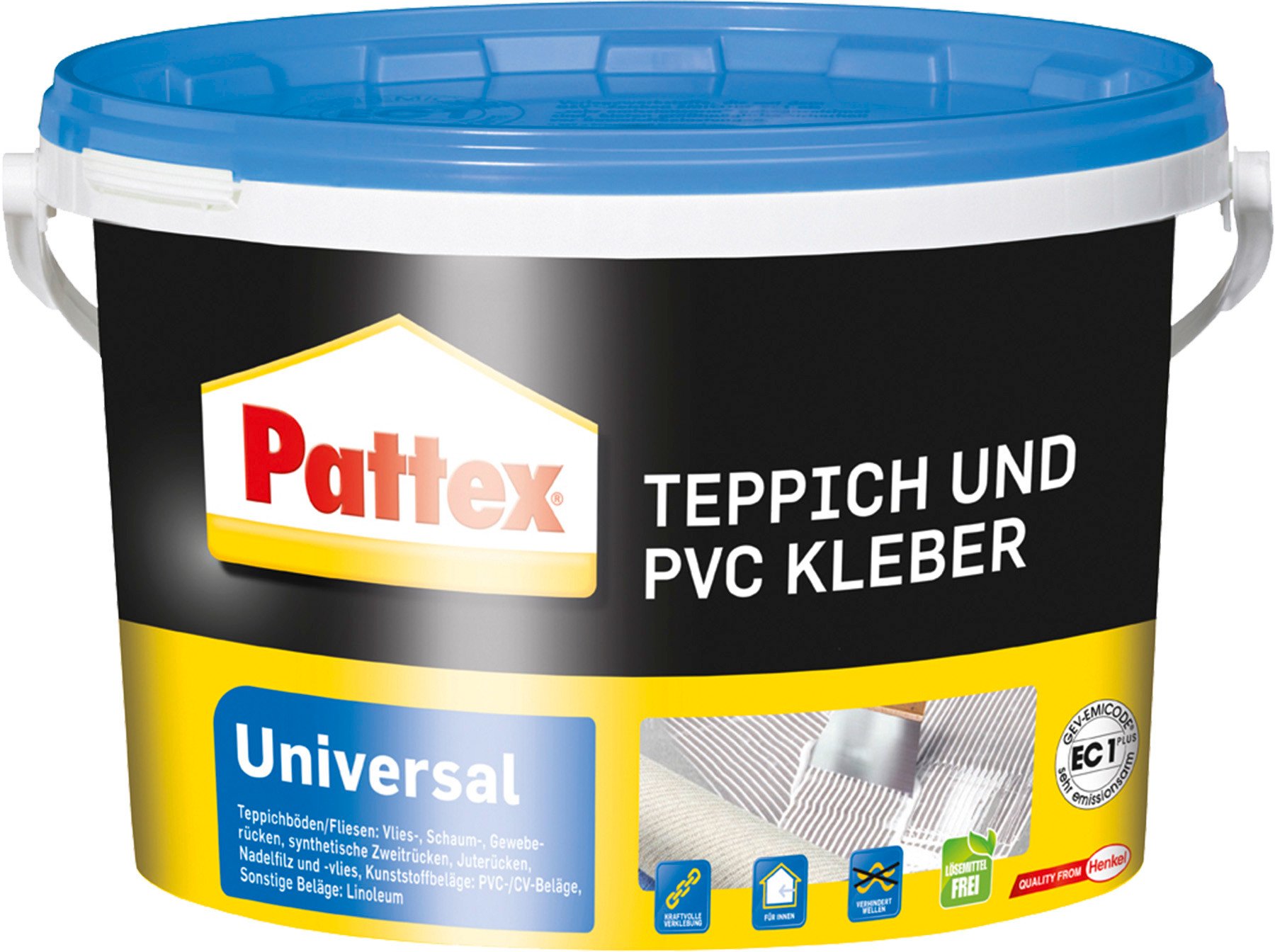 Pattex Teppich und PVC Kleber, 1492965, 1x7kg