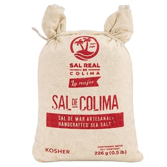 Sal de Colima Handcrafted Sea Salt Kosher 226g 0.5 lb | Sal de Mar Artesanal Mexicana Natural | Gourmet Cooking Salt, Mineral Rich, Unrefined Sea Salt